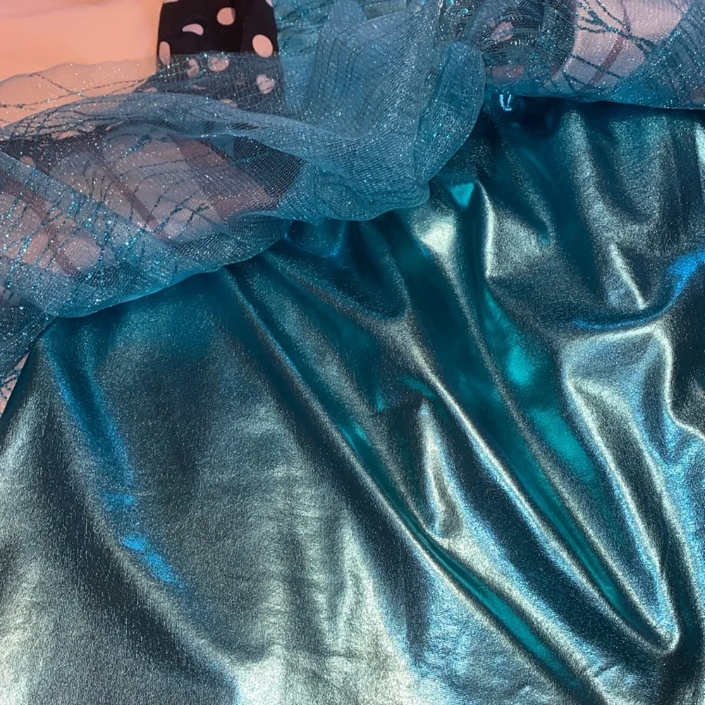 Blue and black butterfly fairy costume size 4